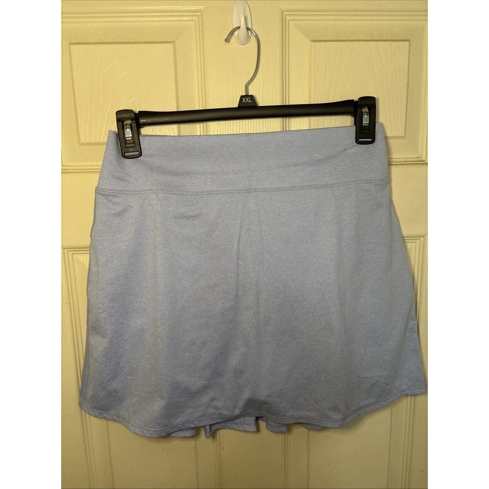 IZOD Performance Skort With Back Pleats Light Blue Large Tennis Pickleball Golf